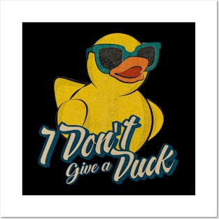 Funny Yellow Rubber Duck Posters and Art